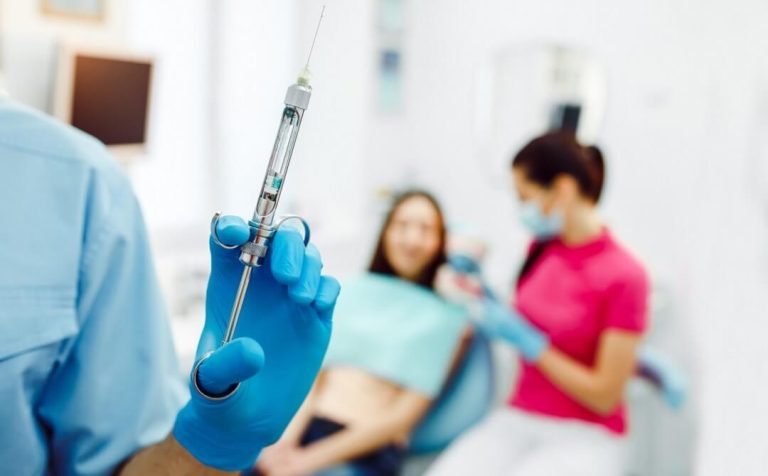 Dental anesthesia injection
