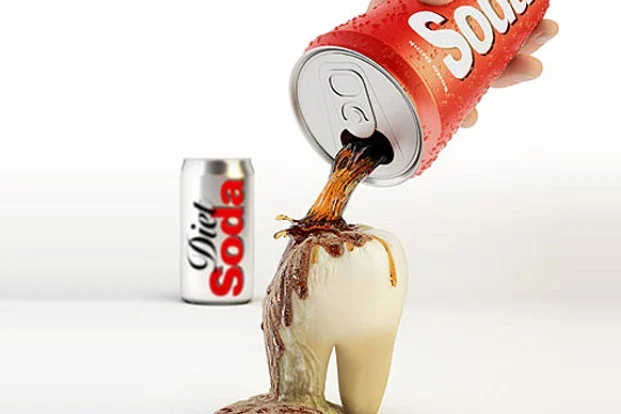 Harms and benefits of carbonated soft drinks for teeth