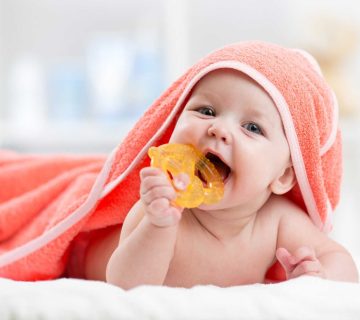 Teething babies