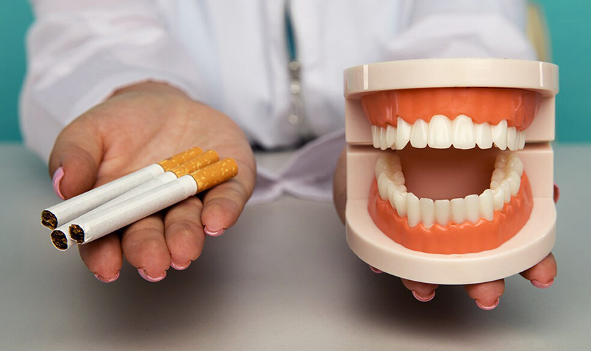 The effect of smoking on the success of dental implants