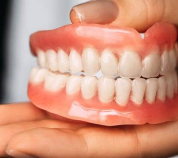 Changes in speech and eating with your teeth